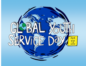 Global Youth Service Day's logo in 2011